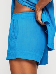KBX Blue Annie Cheesecloth Shorts - Image 4 of 7