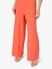 Adrianna Papell Pink Crepe Rosette Jumpsuit - Imagen 5 de 6