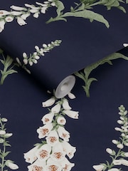 Graham & Brown Midnight Foxglove A4 Wallpaper Sample - Image 3 of 4
