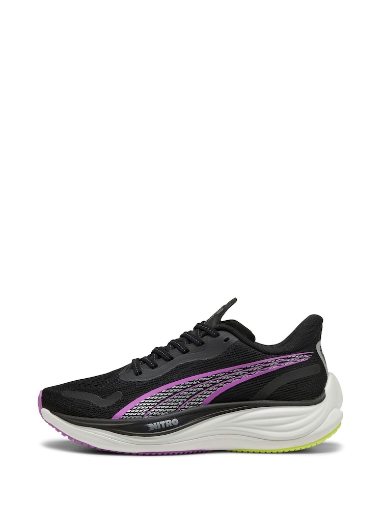 Puma Chacoal Black Womens Velocity Nitro™ 3 Running Shoes - Image 2 of 4