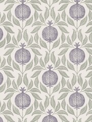 Graham & Brown Mauve Sage Apple of Grenada A4 Wallpaper Sample - Image 2 of 4