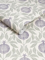 Graham & Brown Mauve Sage Apple of Grenada A4 Wallpaper Sample - Image 3 of 4