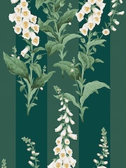 Graham & Brown Teal Foxglove A4 Wallpaper Sample - Image 2 of 4