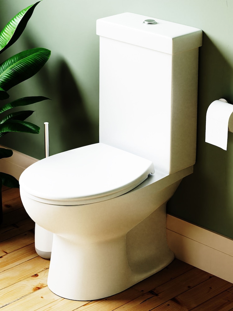 CROYDEX White Coniston Toilet Seat - Image 1 of 4 CROYDEX White Coniston Toilet Seat - Image 1 of 4