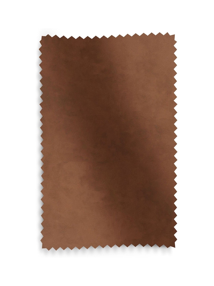 Distressed Faux Leather Tan Atlas Light Oak Effect Leg Fixed Height Bar Stool - Image 9 of 9