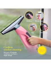 Swan Pink TV's Queen of Clean Cordless Window Vacuum Cleaner - Image 3 of 6