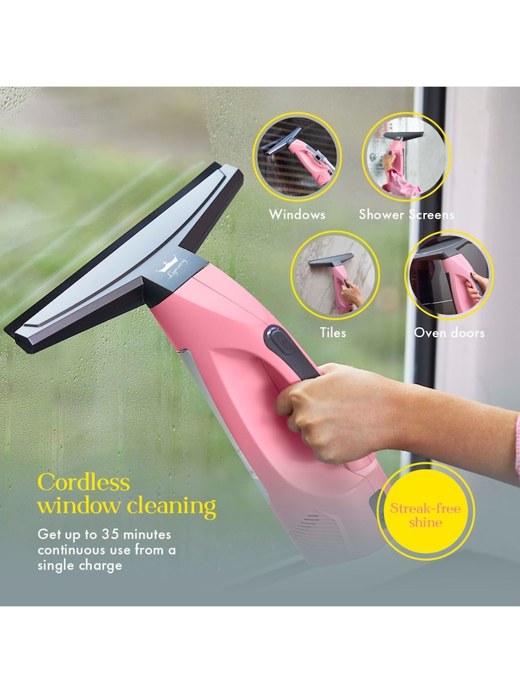 Swan Pink TV's Queen of Clean Cordless Window Vacuum Cleaner - Image 2 of 5