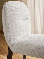 Set of 2 Chunky Texture Oyster Otis Dining Chairs - Image 2 of 8