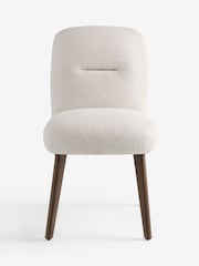 Set of 2 Chunky Texture Oyster Otis Dining Chairs - Image 4 of 8