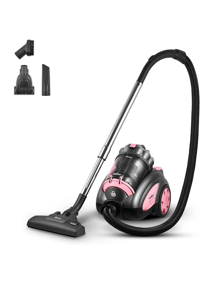 Swan Pink TV's Queen of Clean Multi Cyclonic Pets Vacuum Cleaner - Image 1 of 6