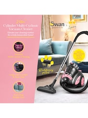 Swan Pink TV's Queen of Clean Multi Cyclonic Pets Vacuum Cleaner - Image 2 of 6