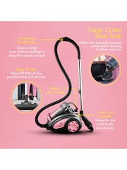 Swan Pink TV's Queen of Clean Multi Cyclonic Pets Vacuum Cleaner - Image 5 of 6