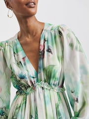 Joanna Hope Green Printed Maxi Dress - Image 4 of 4