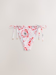 B by Ted Baker – Blommiga vita kalsonger med hög midja - Bild 6 av 9