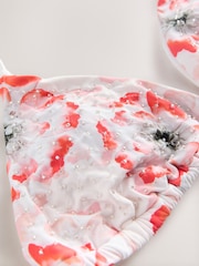 B by Ted Baker Blomstrete Bikini Topp med Spennebånd Hvit - Bilde 8 av 9