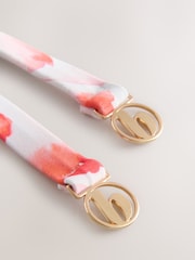 B by Ted Baker Blommig Bikiniöverdel med Bygel, Vit - Bild 9 av 9