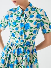 LK Bennett Calder Multi 100% Cotton Shirt dress - Imagen 2 de 3
