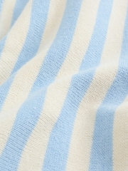 Blue Stripe Baby Knitted Dunagrees and Bodysuit Set (0mths-2yrs) - Image 9 of 11