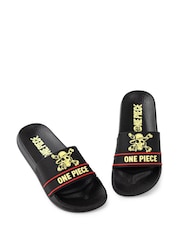 Vanilla Underground Black Boys One Piece Black Sliders - Image 1 of 6