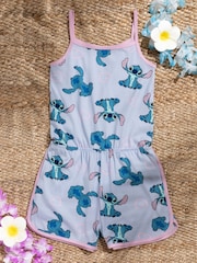 Vanilla Underground Girls Disney Stitch Sleeveless Playsuit - Bild 1 von 7
