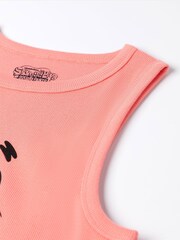 Vanilla Underground Pink Womens Sponge Bob Square Vest and Shorts Pyjamas Set - Image 6 of 8