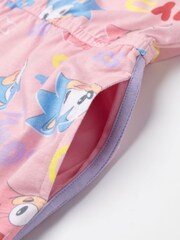 Vanilla Underground Pink Girls Sonic The Hedgehog Sleeveless Playsuit - Image 5 of 6