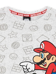 Vanilla Underground Grey Boys Nintendo Super Mario and Yoshi Short Sleeved T-Shirt - Image 5 of 7