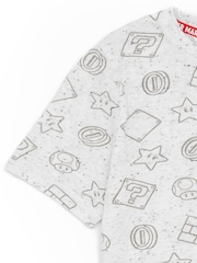 Vanilla Underground Grey Boys Nintendo Super Mario and Yoshi Short Sleeved T-Shirt - Image 6 of 7