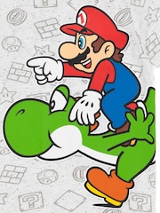 Vanilla Underground Grey Boys Nintendo Super Mario and Yoshi Short Sleeved T-Shirt - Image 7 of 7