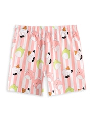 Vanilla Underground Pink Girls Squishmallows Short Sleeve Short Leg 100% Cotton Pyjamas Set Multipack of 2 - Image 5 of 9