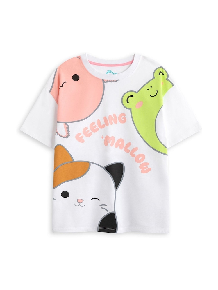 Vanilla Underground Pink Girls Squishmallows Short Sleeve Short Leg 100% Cotton Pyjamas Set Multipack of 2 - Image 9 of 9 Vanilla Underground Pink Girls Squishmallows Short Sleeve Short Leg 100% Cotton Pyjamas Set Multipack of 2 - Image 9 of 9