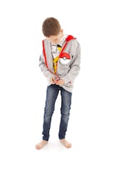 Vanilla Underground Grey Boys Pokemon Print Hoodie - Image 1 of 6