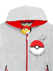 Vanilla Underground Grey Boys Pokemon Print Hoodie - Image 3 of 6