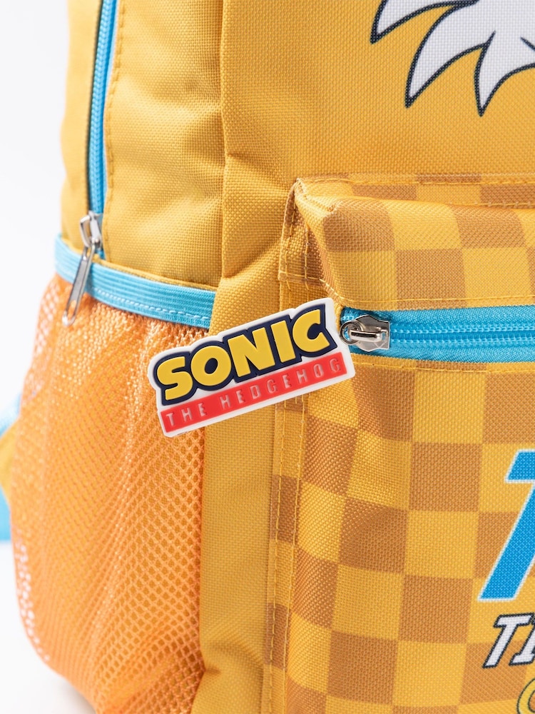 Vanilla Underground Yellow Kids Sonic The Hedgehog Tails Backpack - Image 9 of 9 Vanilla Underground Yellow Kids Sonic The Hedgehog Tails Backpack - Image 9 of 9