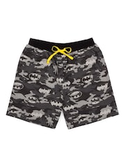 Vanilla Underground Black Mens DC Comics Batman Short Sleeve Long Leg 100% Cotton Pyjamas Set - Image 3 of 6