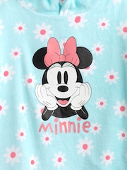 Vanilla Underground Blue Girls Disney Minnie Mouse Towelling Cotton Co-ord Coverup 2 Piece - Image 5 of 6