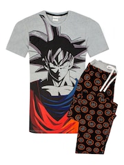 Vanilla Underground Mens Dragon Ball Z Goku Short Sleeve Long Leg Pyjamas Set - صورة 1 من 6