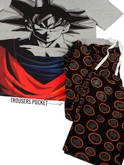Vanilla Underground Mens Dragon Ball Z Goku Short Sleeve Long Leg Pyjamas Set - صورة 5 من 6