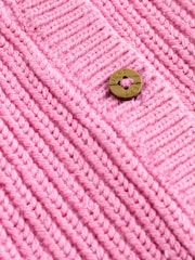 Pink Little Giggles - سترة كارديغان مطرزة من الخلف للبيبي (0شهر-2سنة) - صورة 6 من 7