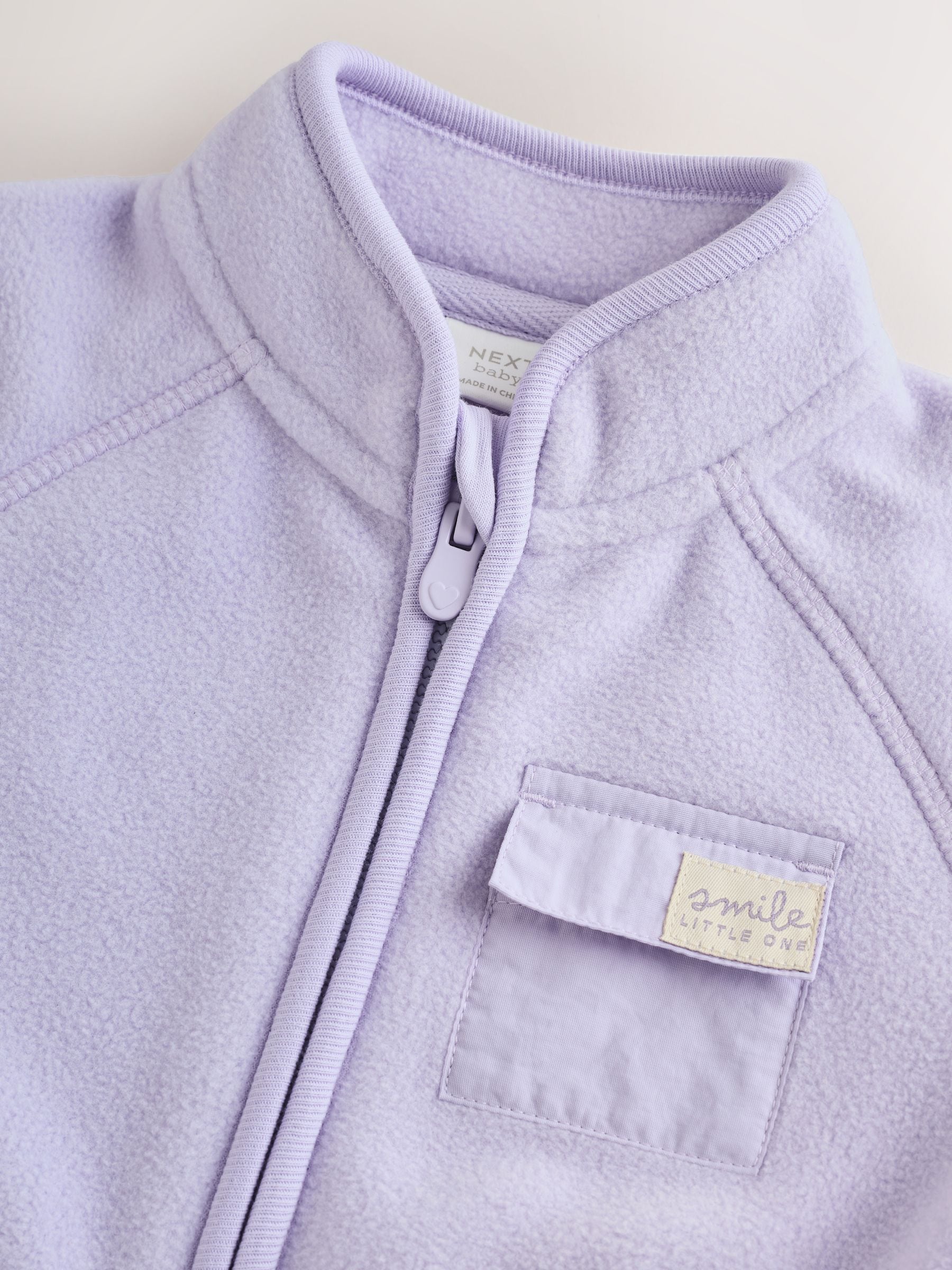 Comprar Roxo lilás - Casaco de microfibra para bebê (0meses a2ano
