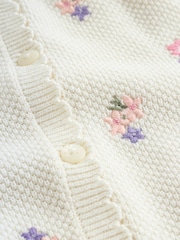 Hvit - Babycardigan (0mnd.–2år) - Bilde 7 av 7