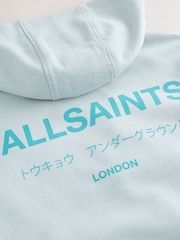 smALLSAINTS Light Blue Oversized Underground Pullover Hoodie - Image 10 of 11