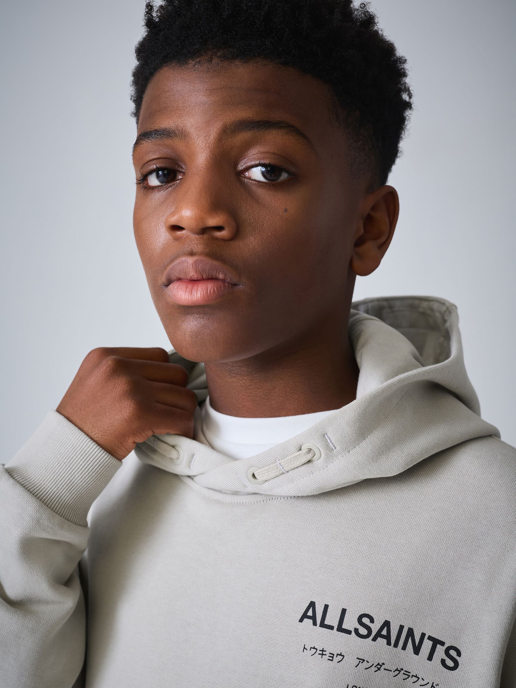 Buy smALLSAINTS Stone Oversized Underground Pullover Hoodie from