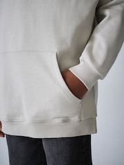 smALLSAINTS Stone Oversized Underground Pullover Hoodie - Image 6 of 12