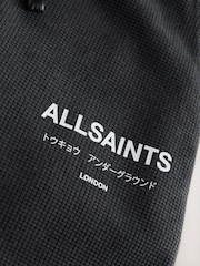 smALLSAINTS Washed Black/Waffle Underground Sweat Shorts - Image 10 of 13
