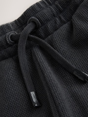 smALLSAINTS Washed Black/Waffle Underground Sweat Shorts - Image 9 of 13