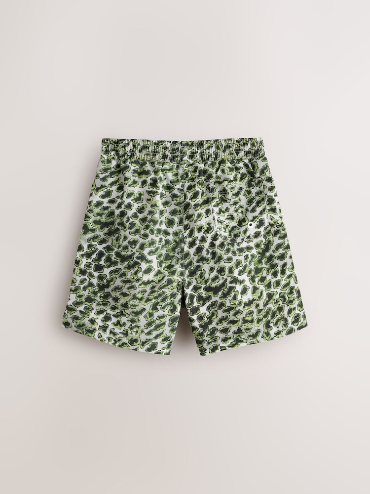 smALLSAINTS Green Camo Underground Swim Shorts - Image 2 of 4 smALLSAINTS Green Camo Underground Swim Shorts - Image 2 of 4