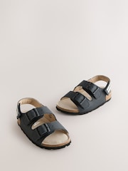 Baker by Ted Baker Double Strap Footbed Sandals - Image 2 of 5