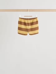 Blau/Rostbraun Streifen - Sweatshirt und Shorts 4 -teiliges Babyset (0Monate–2Jahre) - Bild 10 von 16