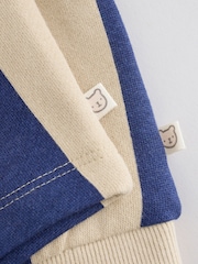 Blau/Rostbraun Streifen - Sweatshirt und Shorts 4 -teiliges Babyset (0Monate–2Jahre) - Bild 16 von 16